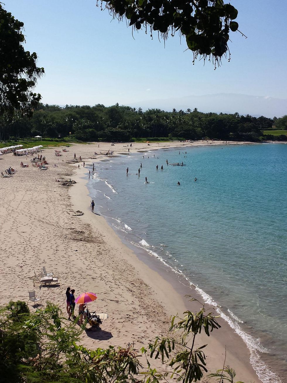 Jane Howze Postcard from the Big Island Hawaii December 2013 Mauna Kea Beach
