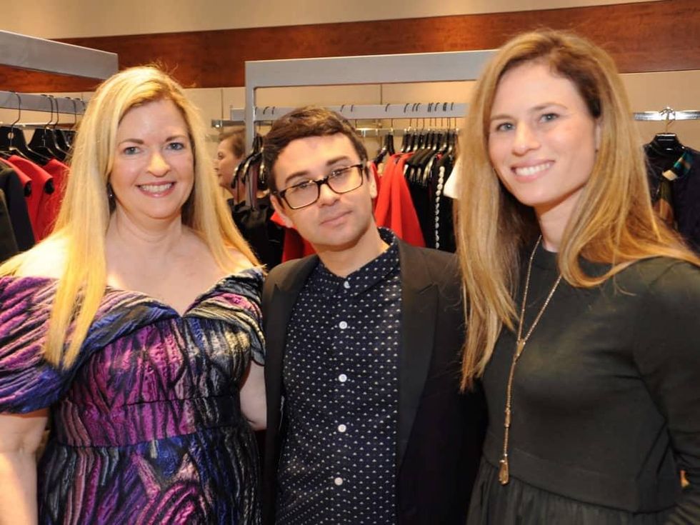 Jane Wagner, Christian Siriano, Jill Roth at Elizabeth Anthony