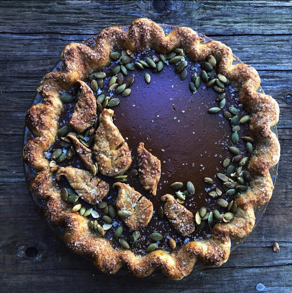 Jane Wild pumpkin pie