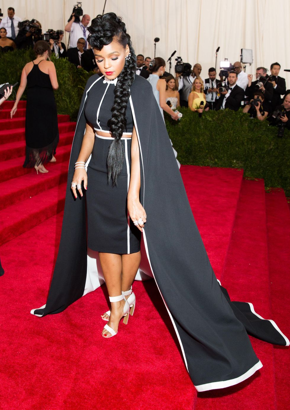 Janelle Monae at Met Costume Institute Ball in H&M