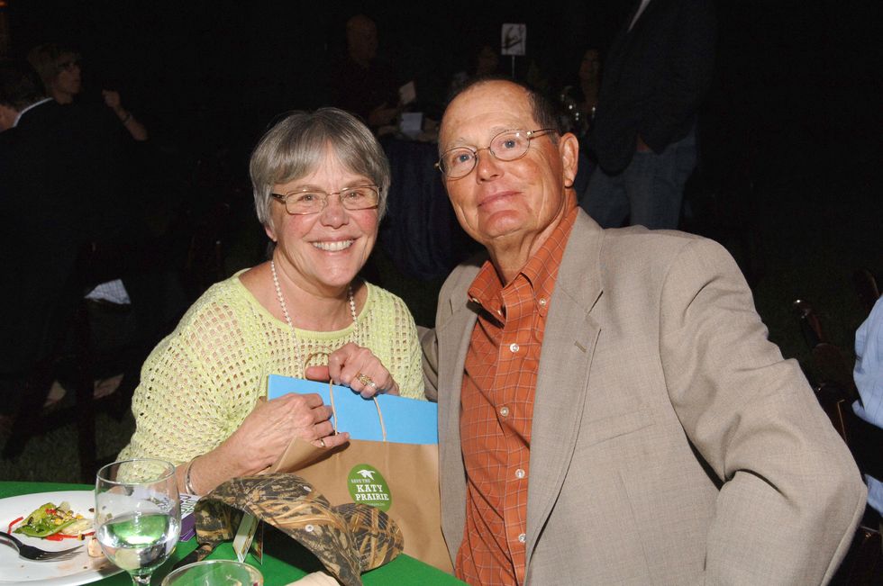 Janie and Gareth Cook at the Katy Prairie Conservancy fundraiser May 2014