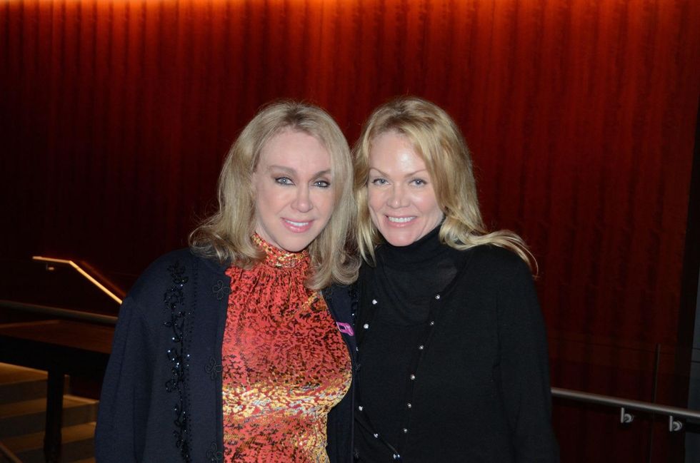 Janie Knapp, left, and Patricia Penninigton at the Telluride MountainFILM event February 2015