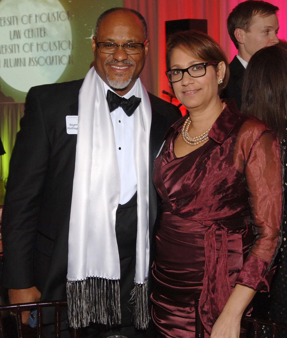 Jarvis and Andrewa Hollingsworth at the UH Law Gala March 2015