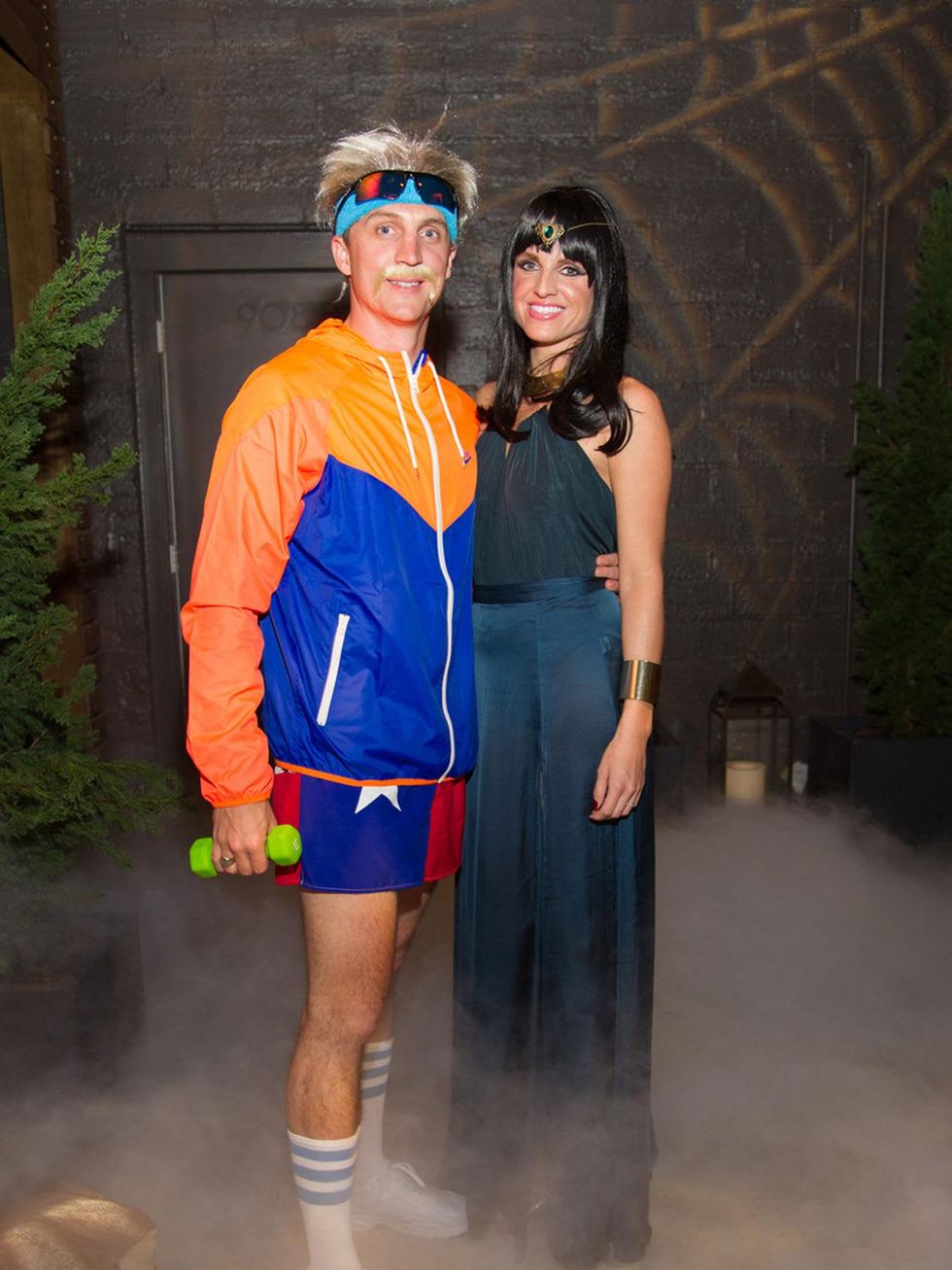 Jason and Lindley Arnoldy at the St. Luke's PULSE Saints & Sinners Halloween party October 2013