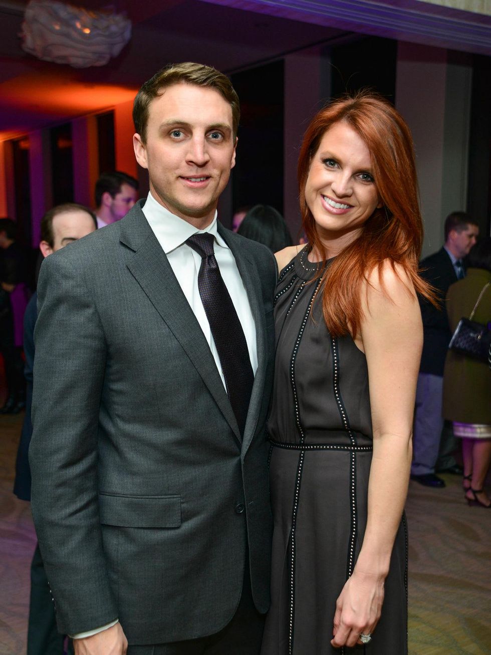 Jason and Lindley Arnoldy at the Young Professionals Backstage party January 2014