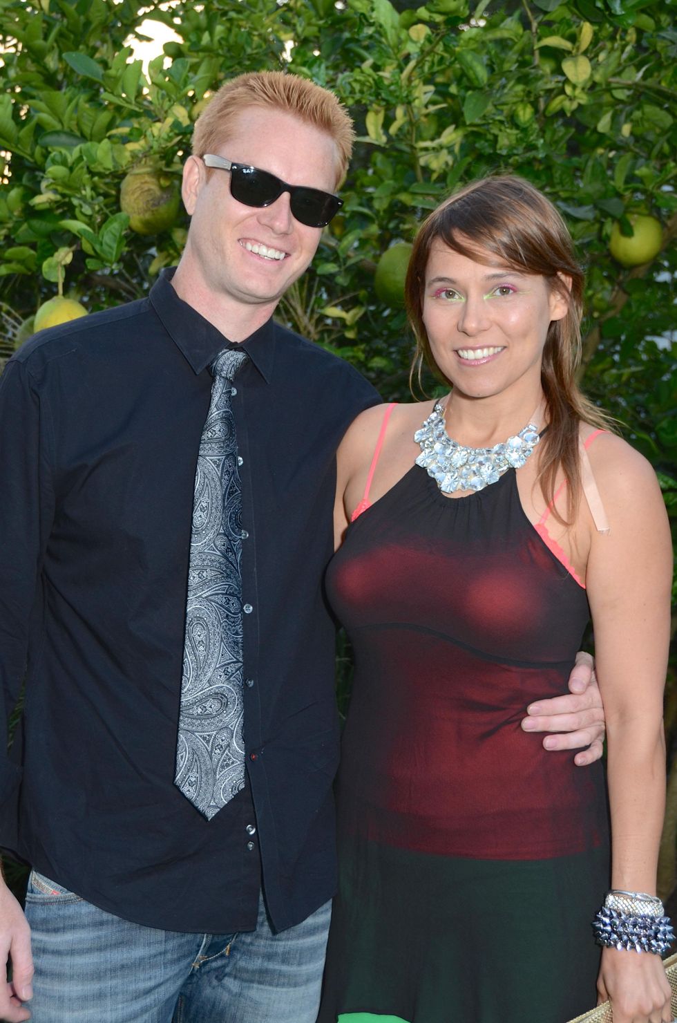 Jason Brown and Kia Neill at the Aurora Picture Show Awards dinner October 2014