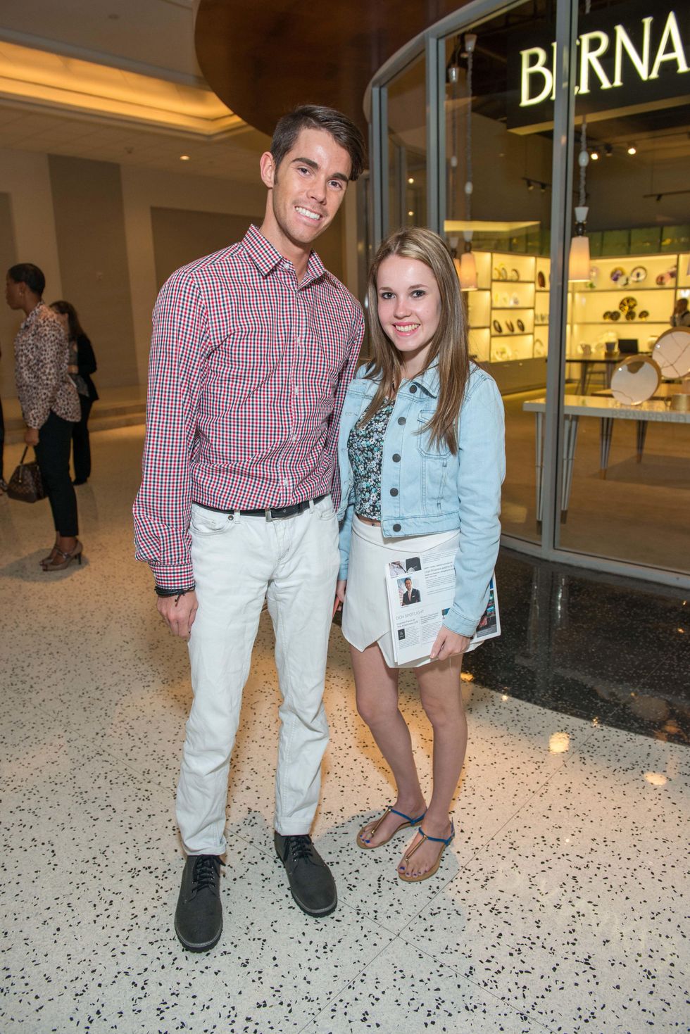 Jason Clayden and Lauren Clayden at the Decorative Center Houston Fall Market October 2014