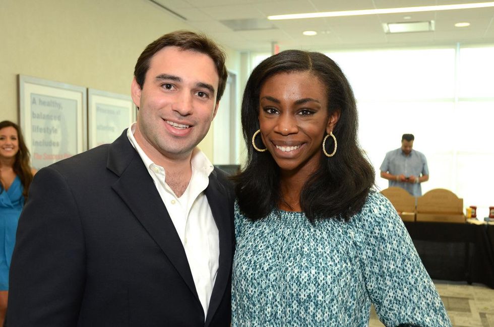 Jason Kaminsky and Danielle Simms at WOW\u2019s Membership Drive June 2014