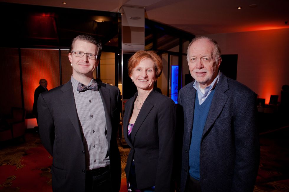 Jason Raschen, from left, Trish Rigdon and Joe Wilson at the Texas Film Awards Event February 2015