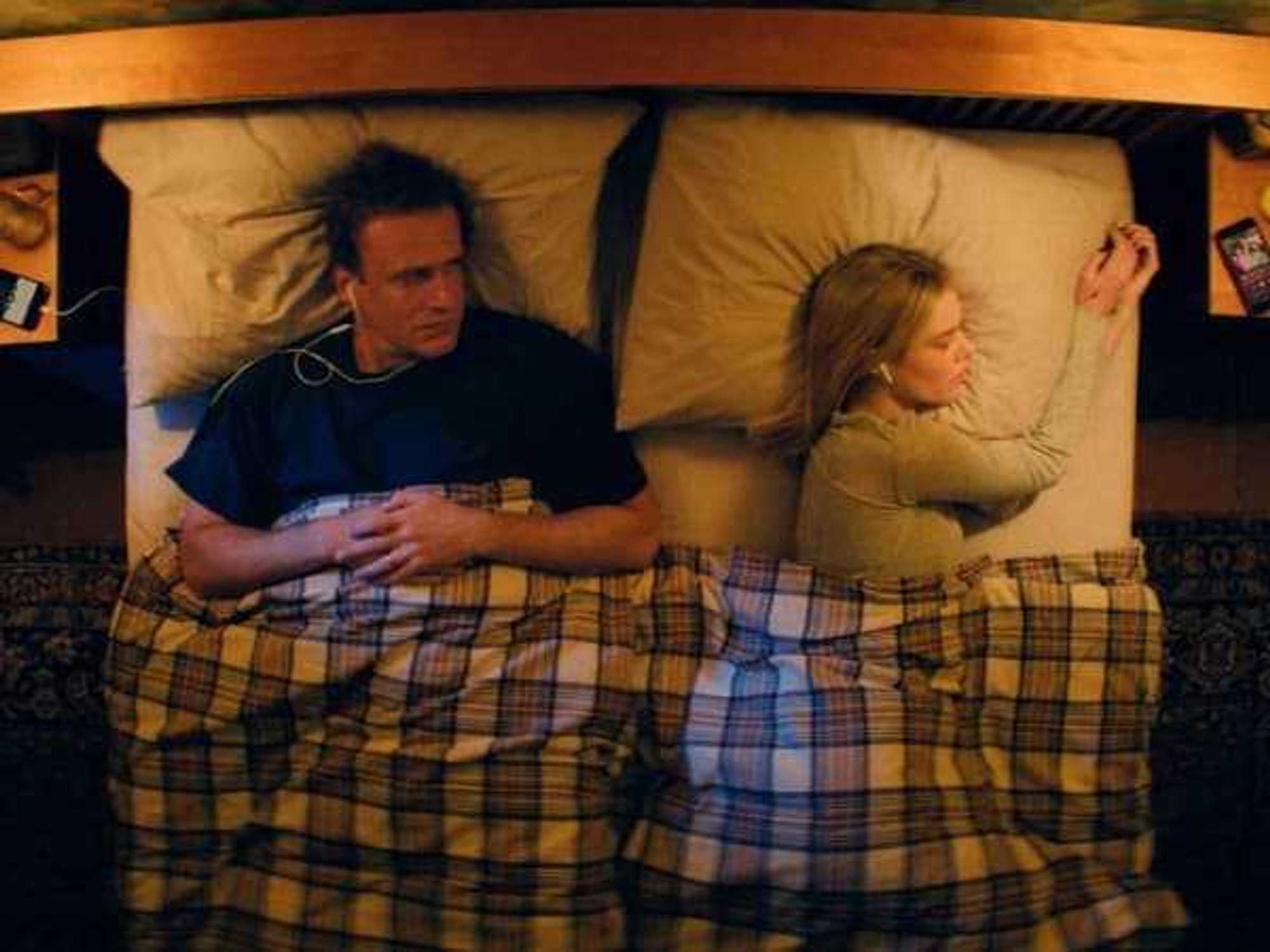 Jason Segel and Samara Weaving on Over Your Dead Body