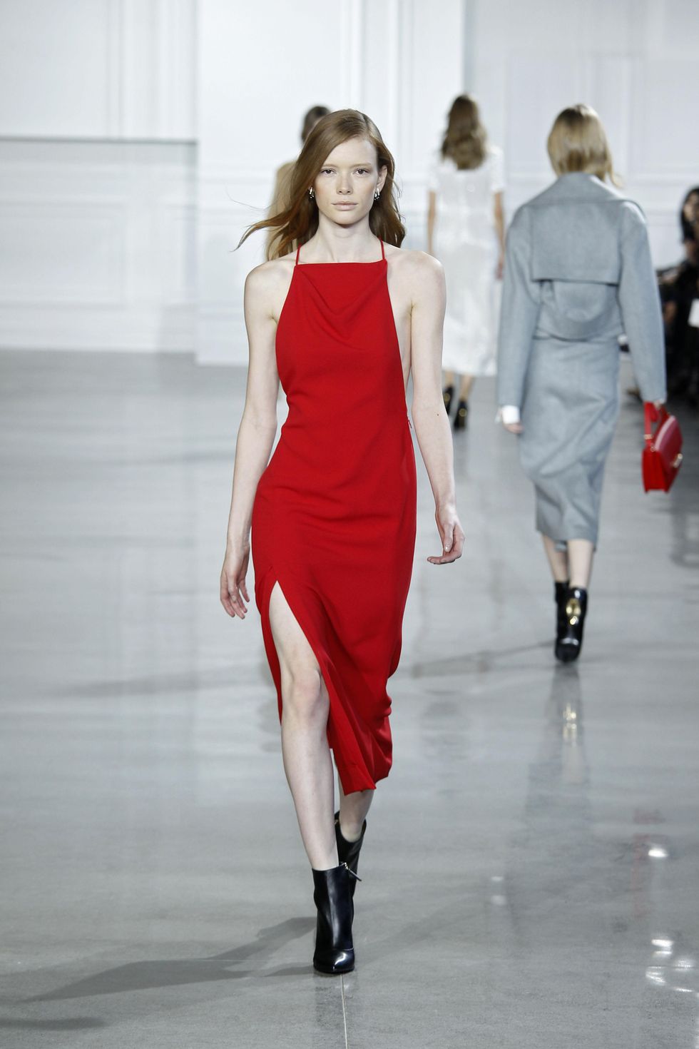 Jason Wu red dress fall 2015 collection
