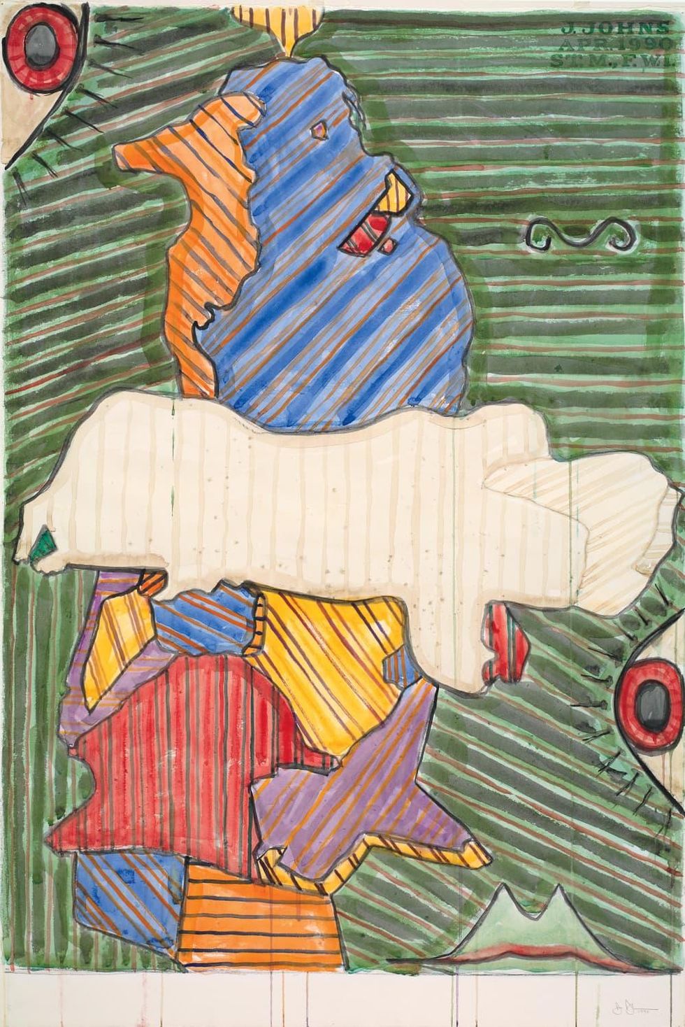 Jasper Johns, Untitled, 1990