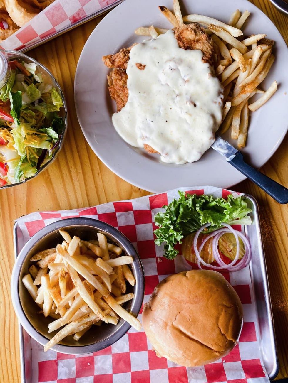 Jax Grill Katy food spread