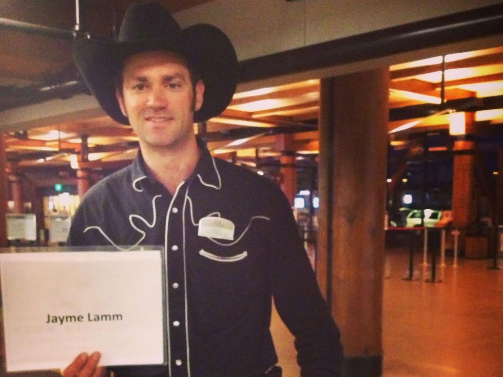 Jayme on Jackson Hole November 2013 Barry the driver