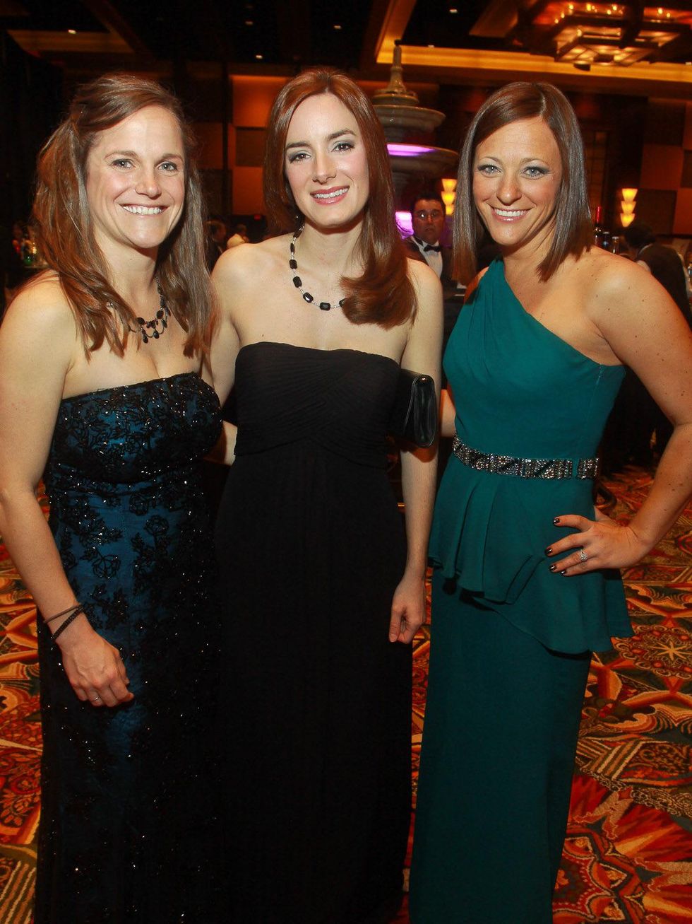JDRF gala, March 2013, Shannon Alba, from left, Kristen Rabuka and Michelle Ormsby