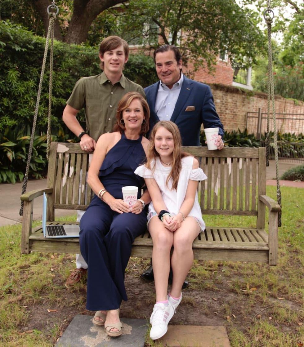 JDRF virtual gala clockwise from top left Perri, Michael, Madison and Andrea Soper .jpg