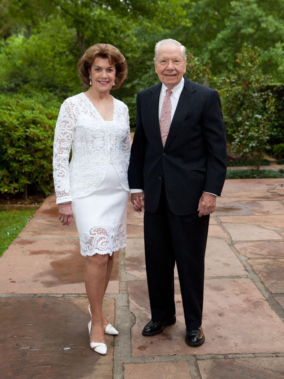 Jeanie Kilroy Wilson and Wally Wilson at the Bayou Bend Garden Party April 2014