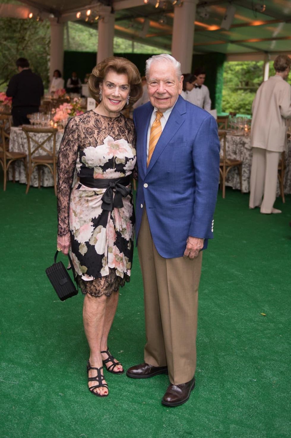 Jeanie Kilroy Wilson Wally Wilson at Bayou Bend Garden Party