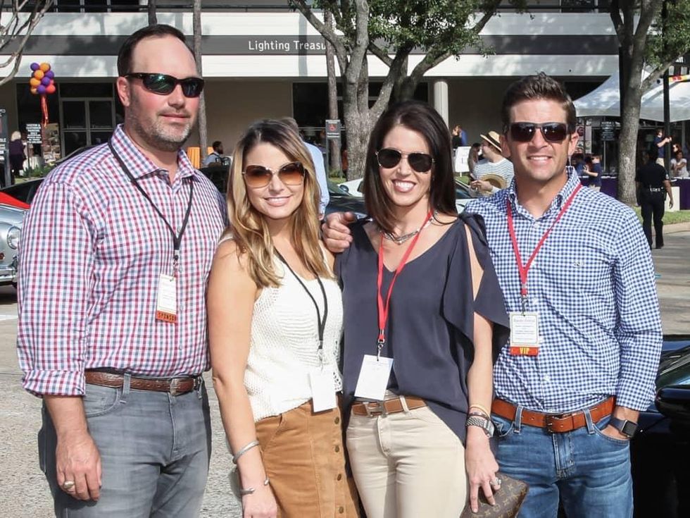 Jeff Lindenberg, Misty Lindenberg, Jodi Connally, Tommy Connally at Risotto Festival