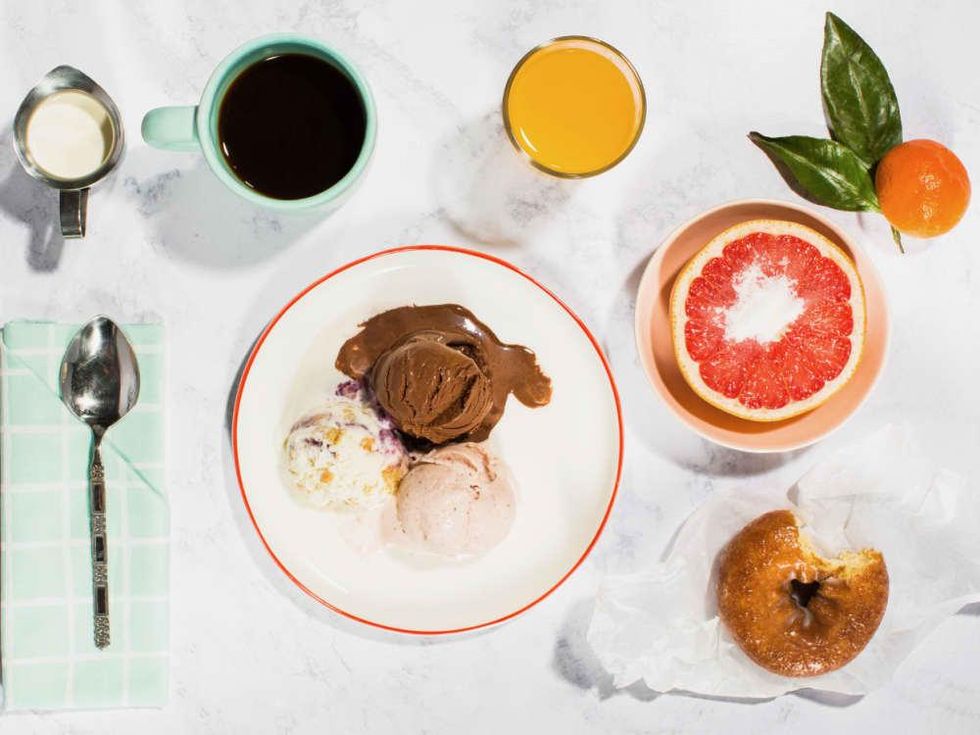 Jeni's Splendid Ice Creams breakfast