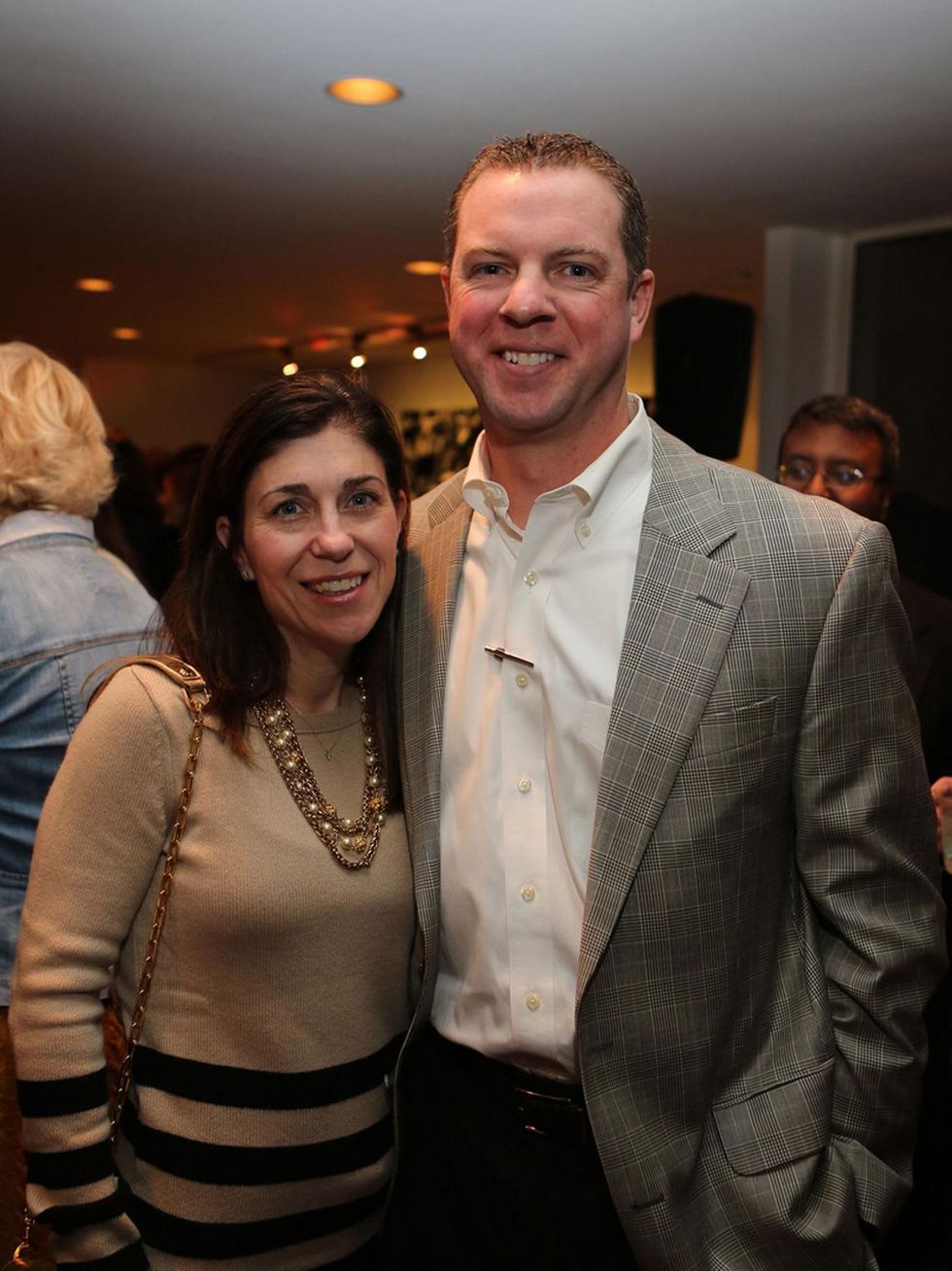 Jennifer and Matthew Wells at the Alley Young Professionals holiday party December 2013