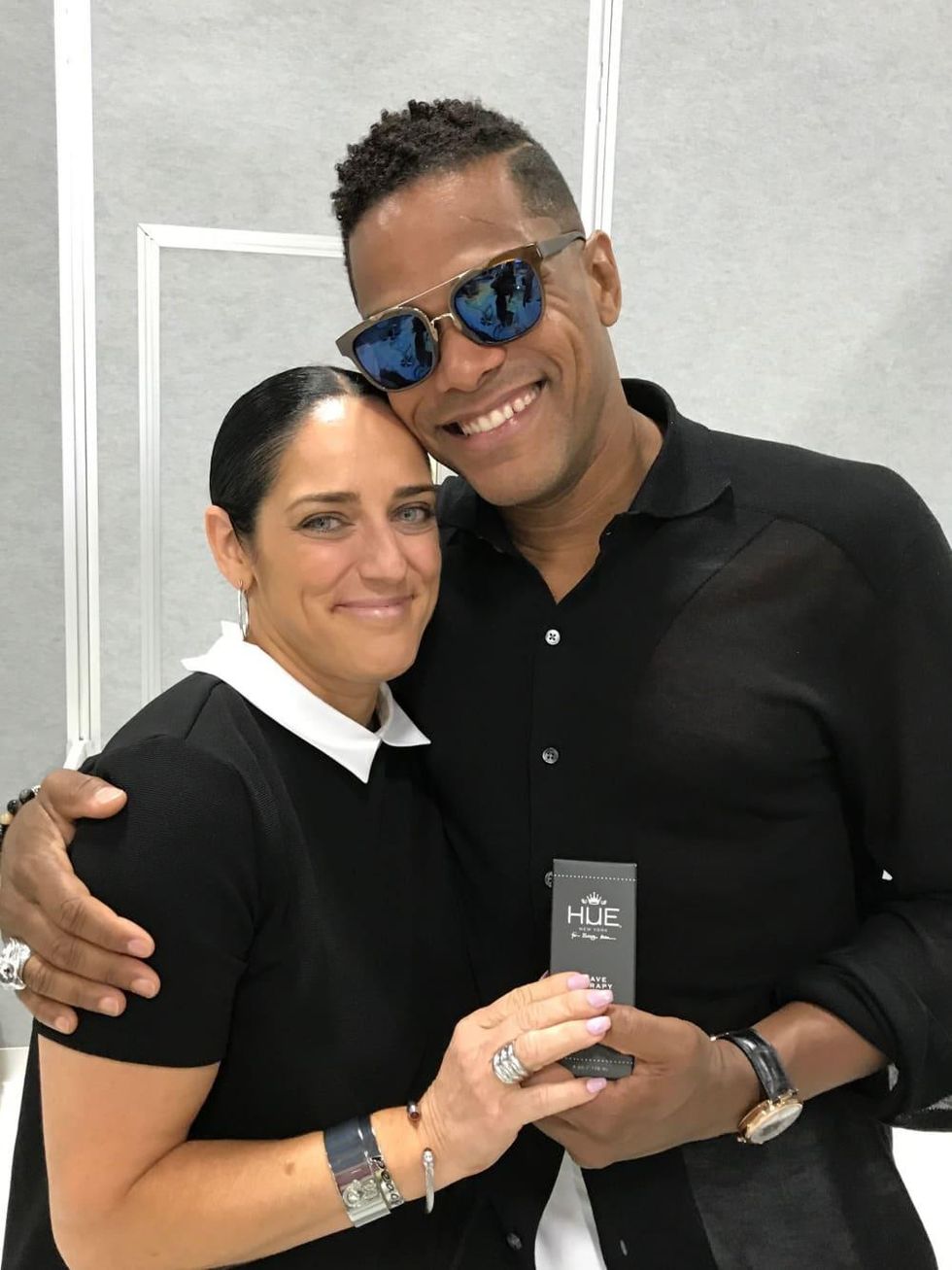 Jennifer Estrada and Maxwell at Cosmoprof 2017