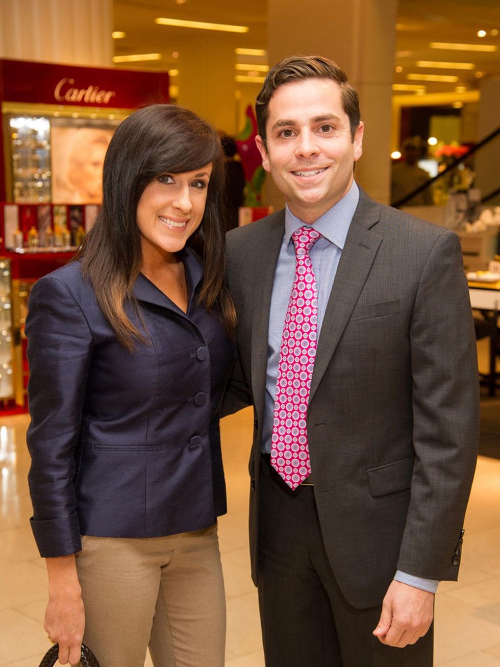 Jennifer Graff and Marc Eichenbaum at the Alley Young Professionals event October 2013