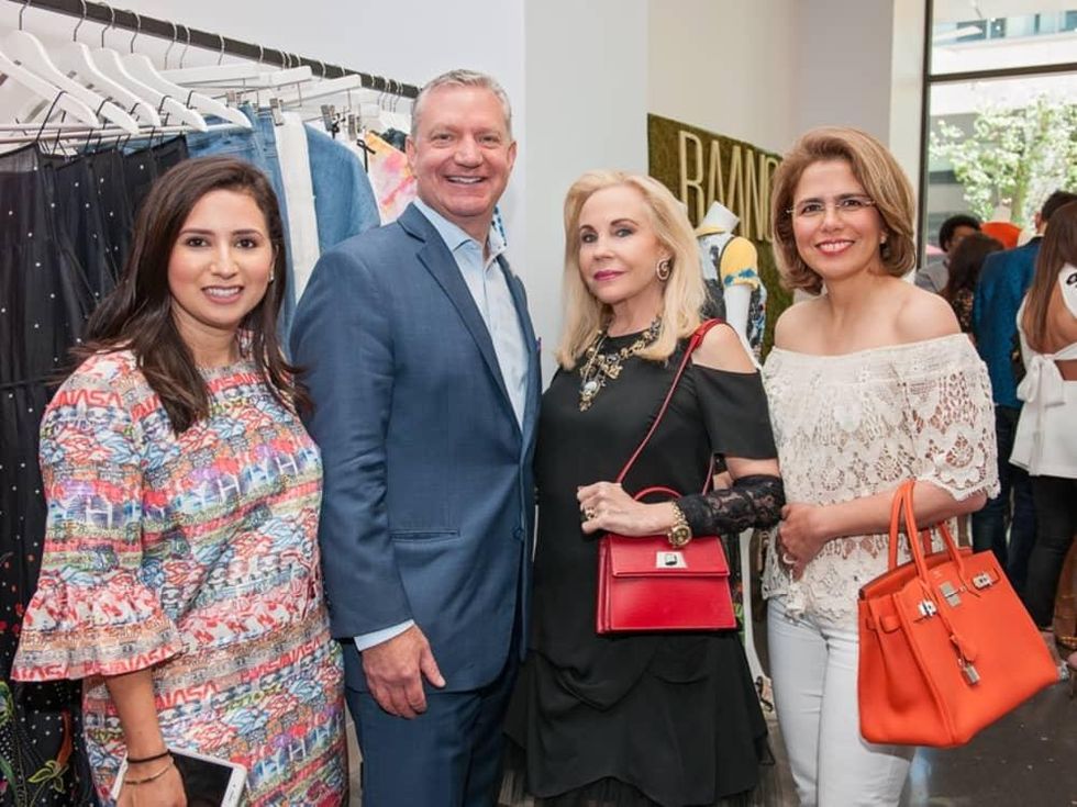 Jennifer Rivera, Mike Waterman, Carolyn Farb, Fariba Taghi at Vivienne Tam appearance at Baanou