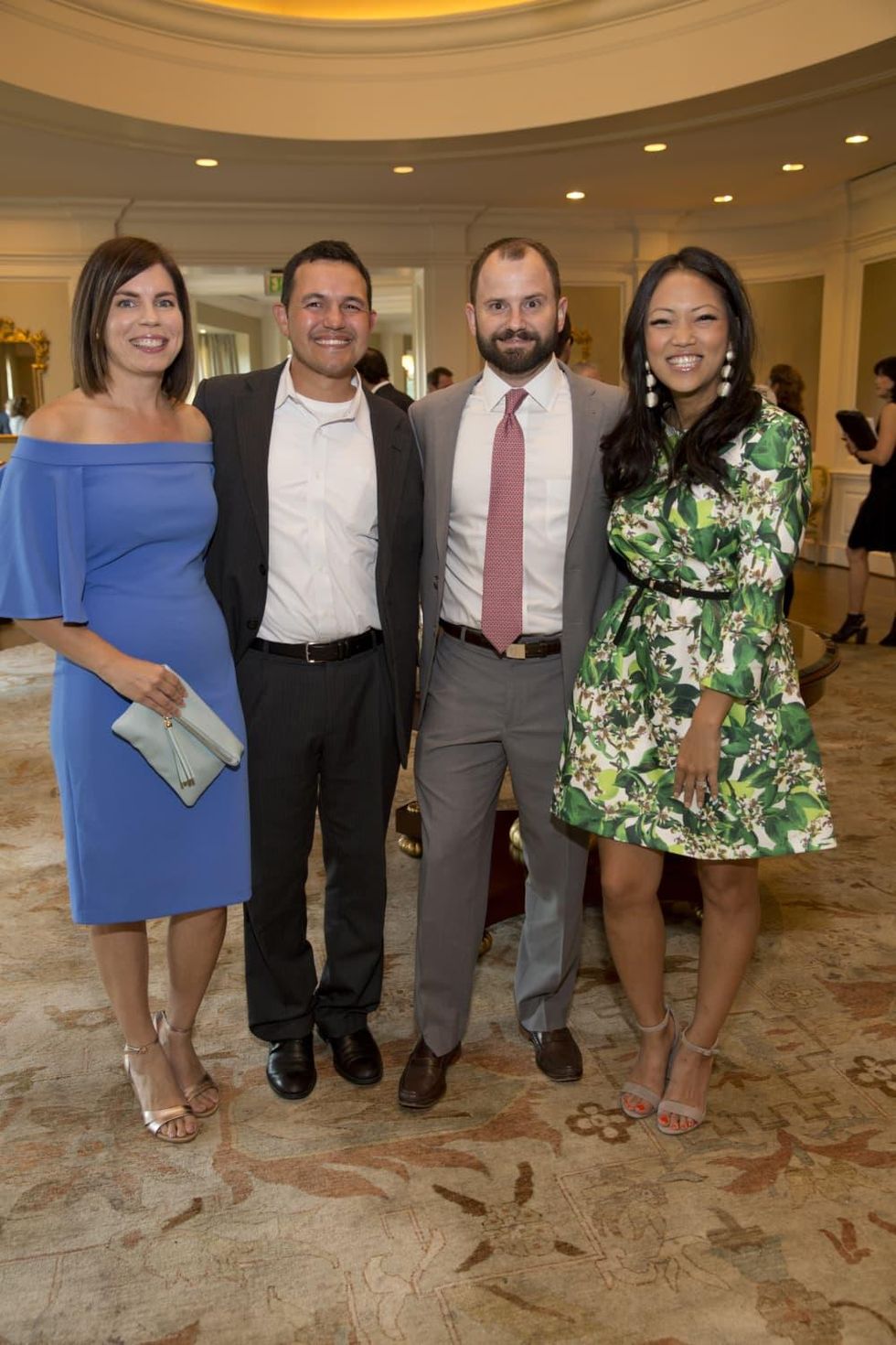 Jenny Lissonnet, Patrick Lissonet, Sam Bowen, Patty Bowen at Flashback 75 at Chinquapin