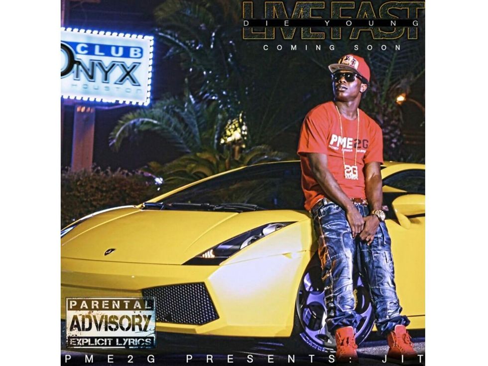 Jeremy Jit Hill rapper who was killed at Legends September 2013 album cover