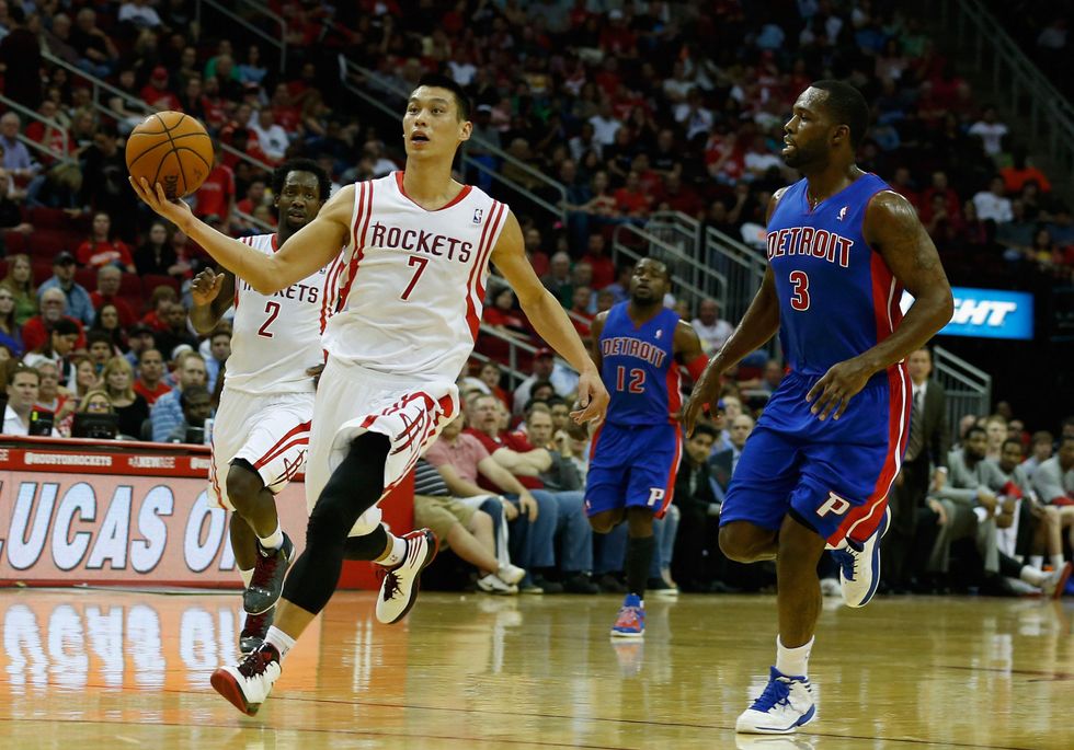 Jeremy Lin Rockets Pistons