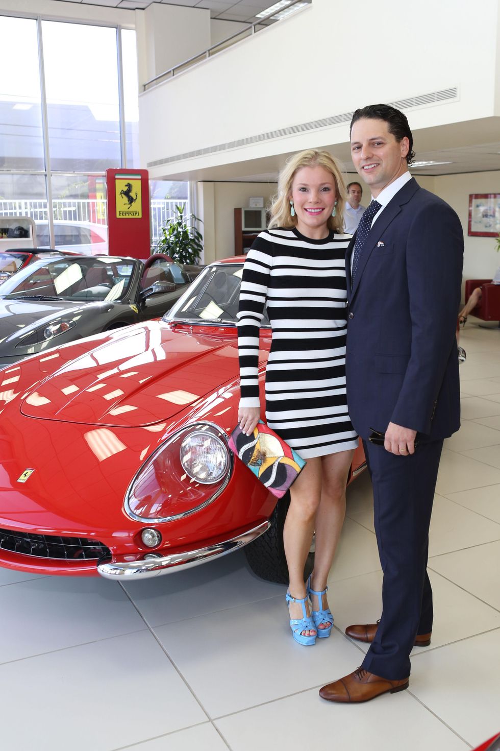 Jessica and Dr. Jose Simon at the Joints in Action at Ferrari of Houston June 2014