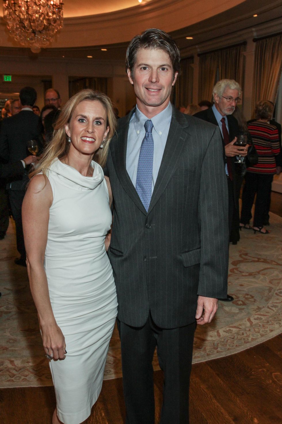 Jessica and Vean Gregg at the Center for Houston's Future dinner November 2014
