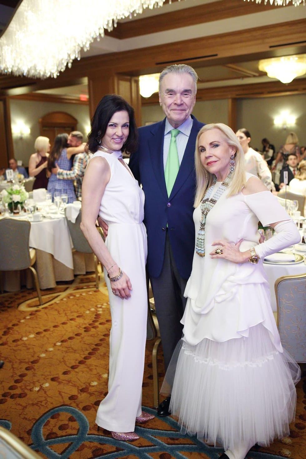 Jessica Rossman, Gordon Bethune, Carolyn Farb at Great Age Movement fundraiser