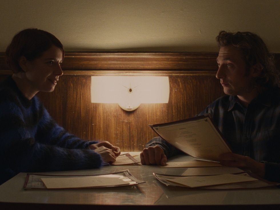 Jessie Buckley and Jeremy Allen White in Fingernails