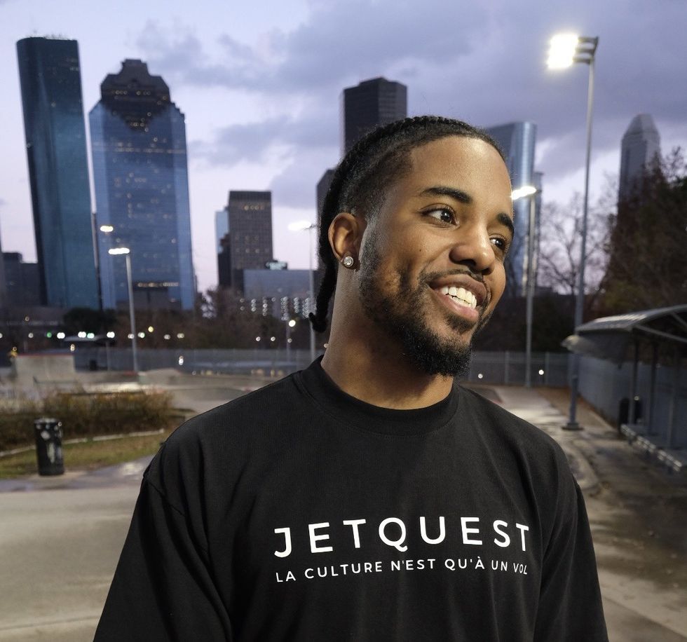 JetQuest Man in black tshirt