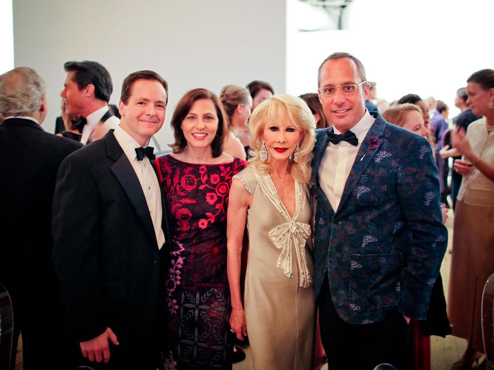 Jim and Cristina Buaas, from left, Diane Lokey Farb and Mark Sullivan at the CAMH Gala April 2014