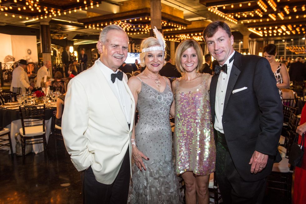 Jim and Jo Furr, from left, and Erin and Chris Stimming at the Stages Repertory Theatre Gala April 2015 FULTON