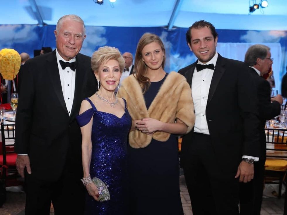 Jim Daniel, Margaret Alkek Williams, Princess Tatiana Galitzine, Guillermo Sierra at Houston Grand Opera opening night