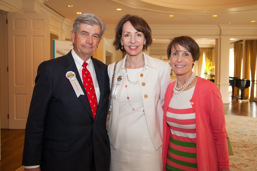 Jim Henderson, from left, Susie Distefano and Dr. Anette Edens at the DePelchin Children's Center luncheon April 2014