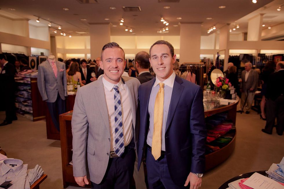 Jimmy Hackett, left, and Chris Pritchard at the Norton Ditto ArtFest April 2015