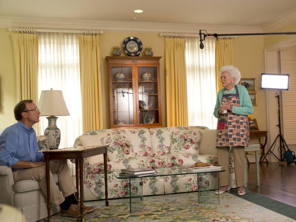 JJ Watt, Barbara Bush photo Shoot 4/2016, Neil Bush