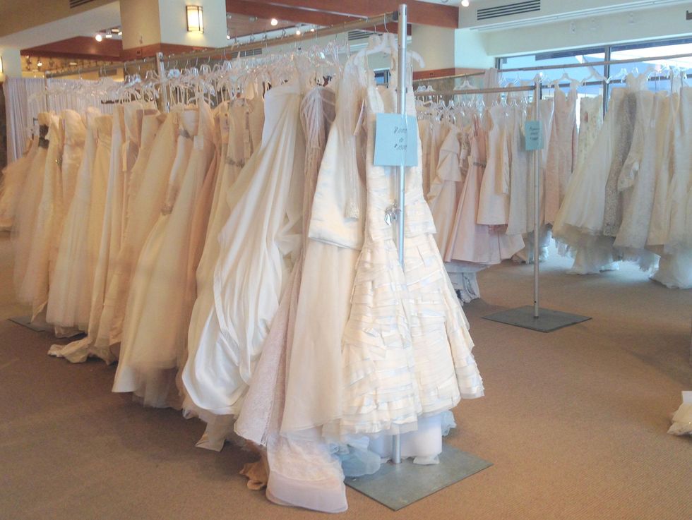 Joan Pillow bridal sample sale 7