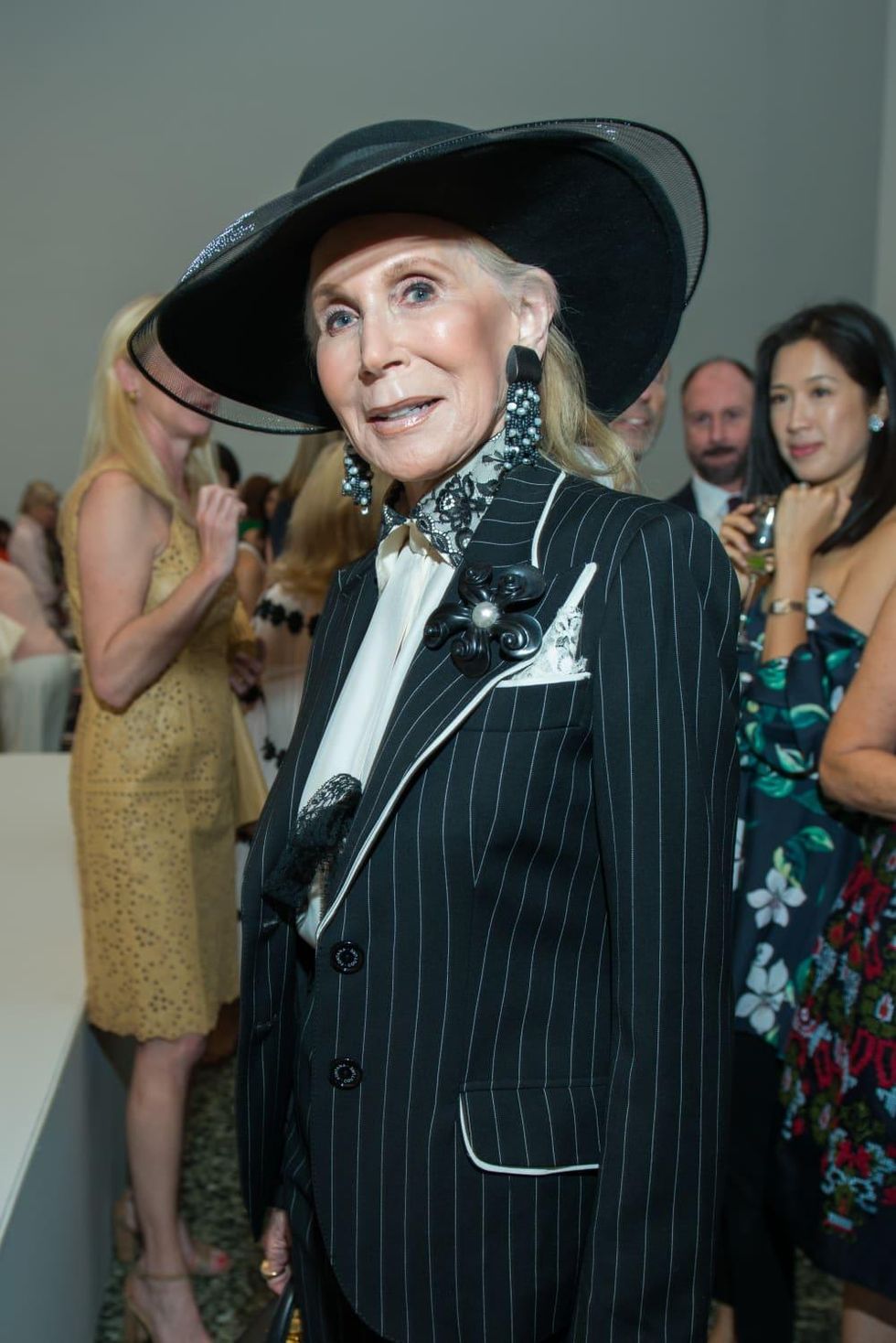 Joan Schnitzer Levy at Oscar de la Renta fashion show at MFAH