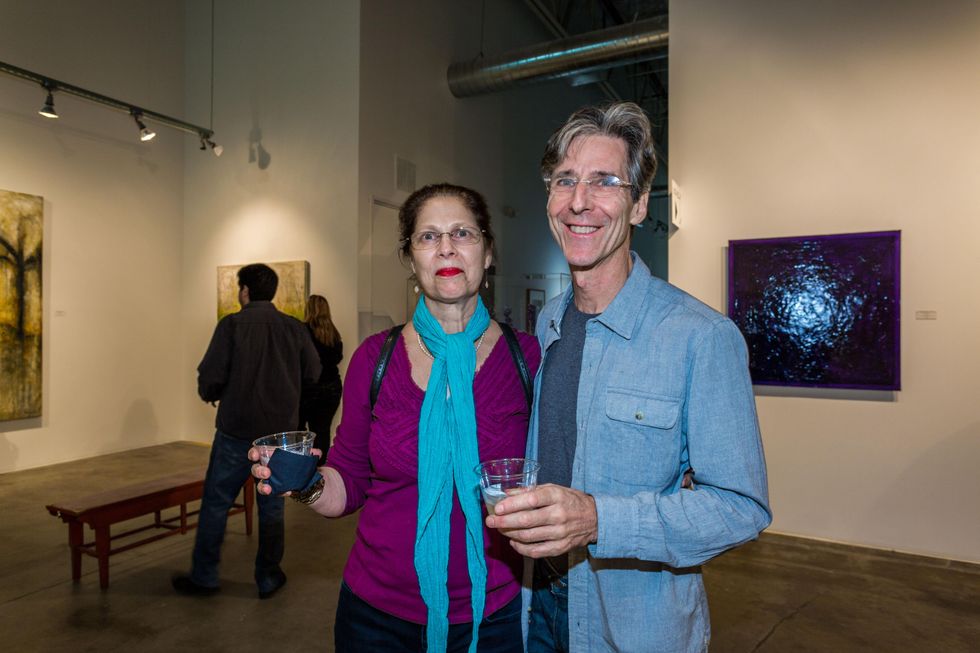 Joanie and Dr. Brian McKenna at Justin Garcia presents 7 Unlayered October 2014