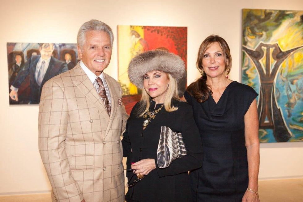 Joanne Wilson art showing_Lance Livingston_Carolyn Farb_Cindi Wilson Proler_December 2013