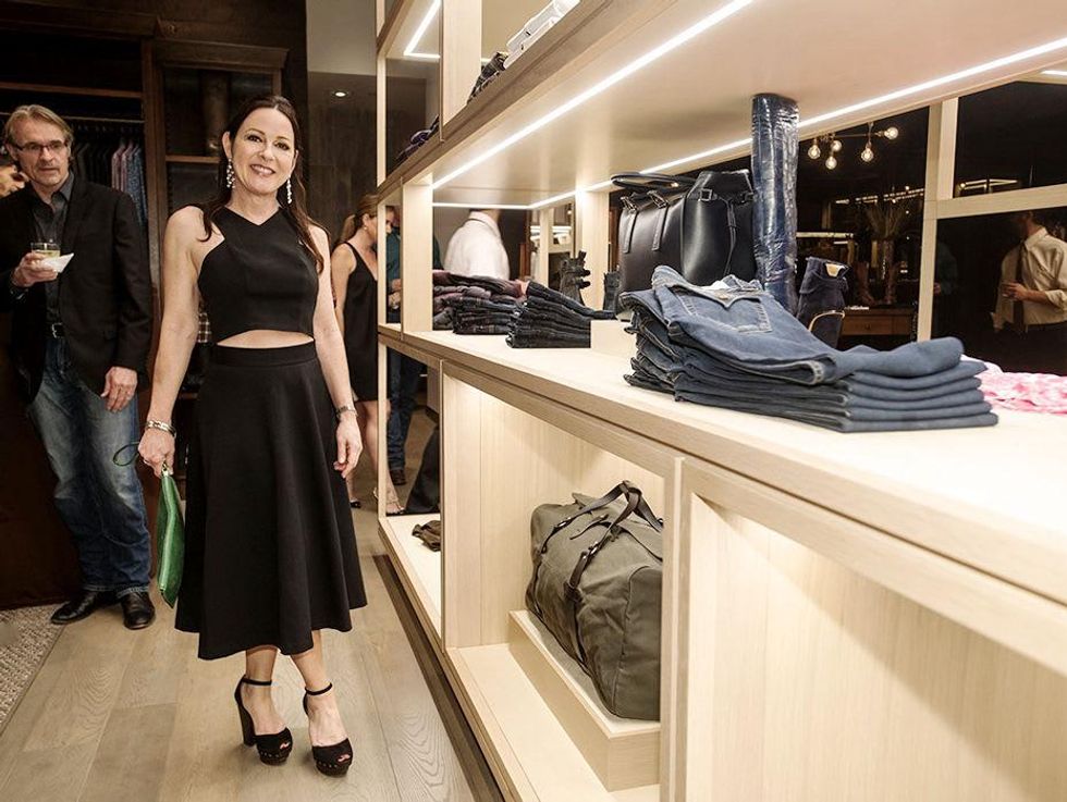 Jodie Eisenhardt at Lucchese store opening