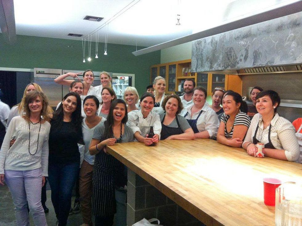 Jodie Lucky Dog "Bitches for Bitches" event May 2013 Chefs & Volunteers