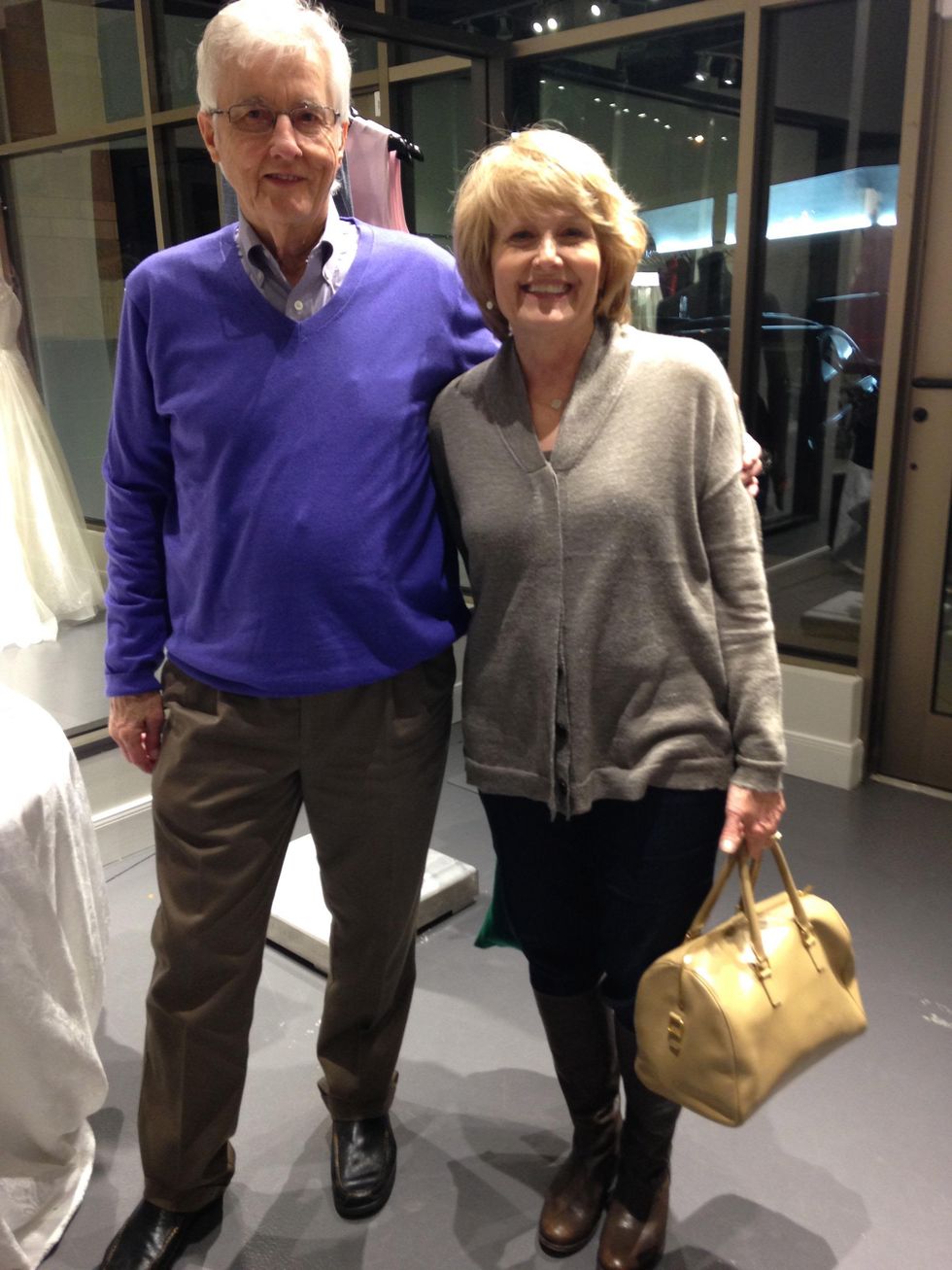 Joe and Nan Evans at David Zyla at Atrium Ready to Wear January 2014