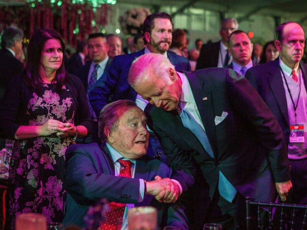 Joe Biden, George HW Bush at MD Anderson Gala